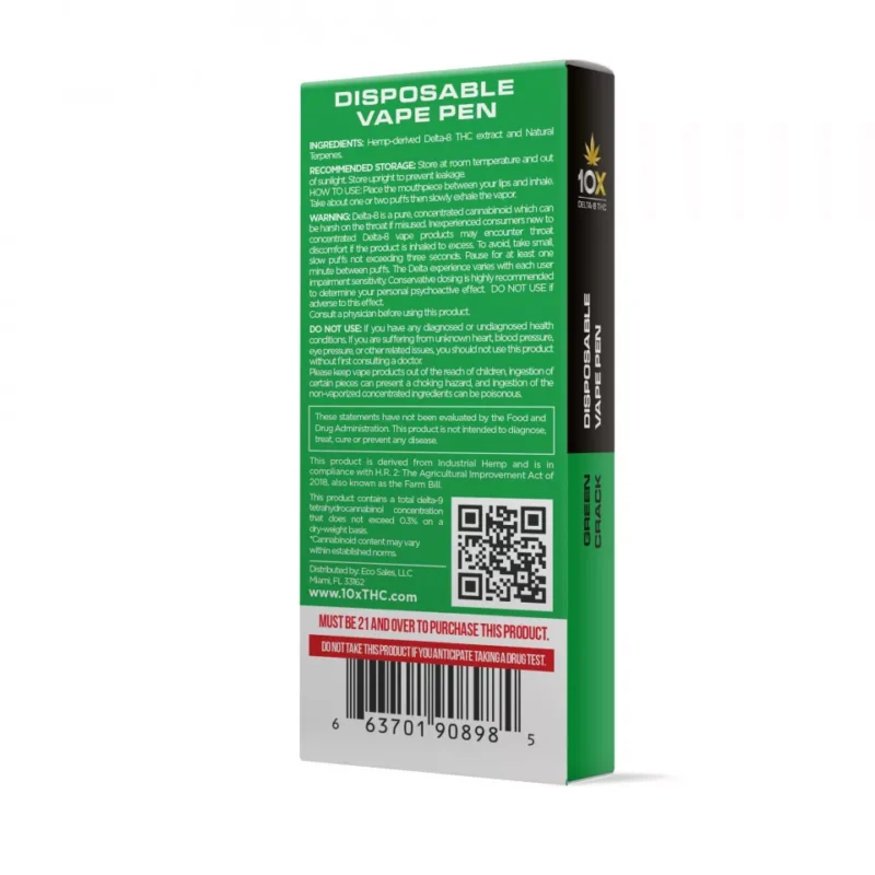 green crack vape pen delta 8 thc disposable 10x 920mg 0.jpg 1